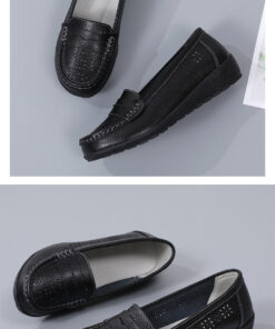 Alternative view of Bopyrina Women's Genuine Leather Loafers Moccasins shoes