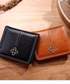 Alternative view of Classy small size retro zipper ladies wallet / card holder