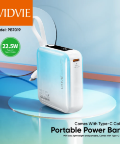 VIDVIE Portable 10000 mAh With Type C Cable Power Bank