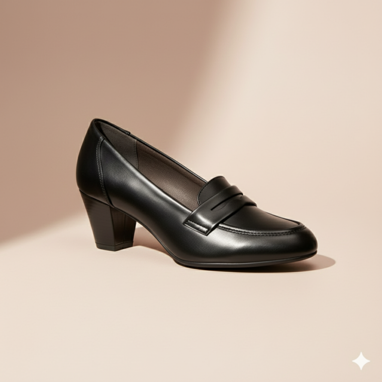 Women's Classy Premium Ultra Comfortable Penny Heel shoe - Image 6