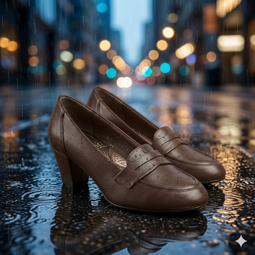 Women's Classy Premium Ultra Comfortable Penny Heel shoe - Image 2