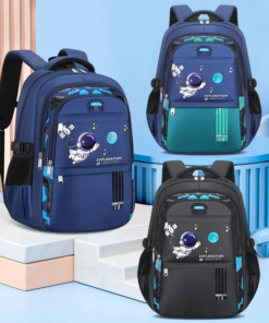 Popular Astronaut Theme Elementary School Student Large Capacity Backpack