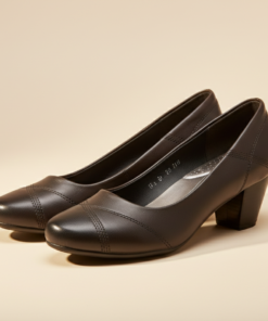 Ladies office style formal heel shoes