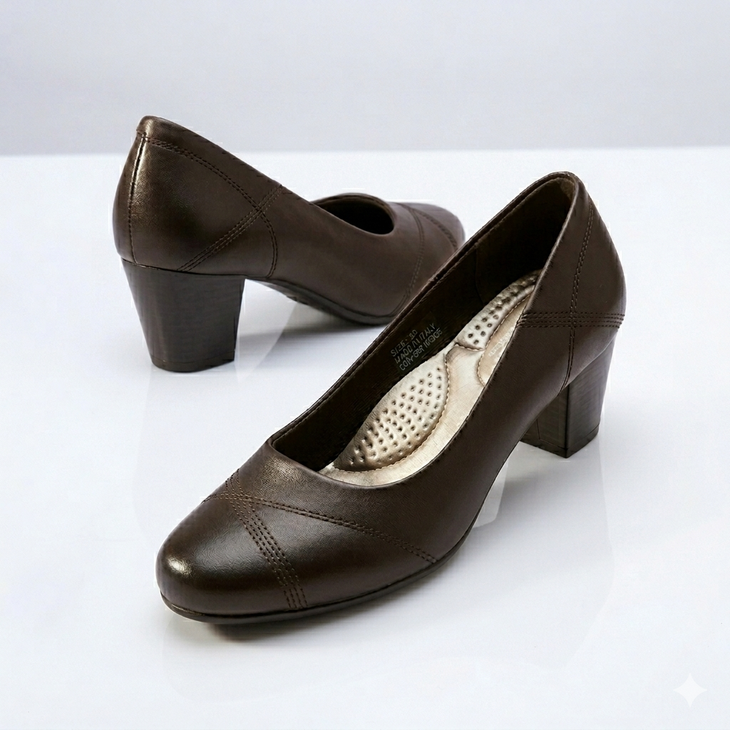 Ladies office style formal heel shoes - Image 4