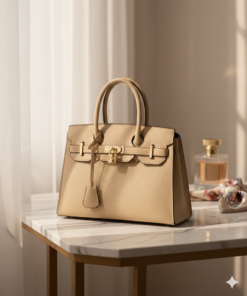 Alternative view of Luxury Medium Sized Front Lock Luna Ladies Handbag