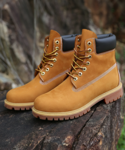 Men's Genuine Cowhide Leather Rugged Boots