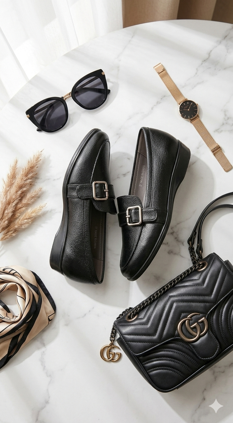 Classy Ladies 2026 official wear loafer shoes - Image 7