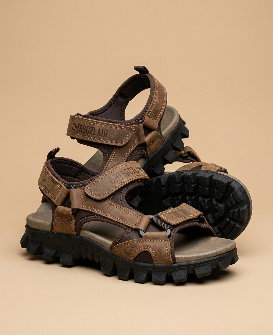 Men’s Rugged All-Terrain Hiking Sandals with Adjustable Straps & Cushioned Comfort Sole - Image 8