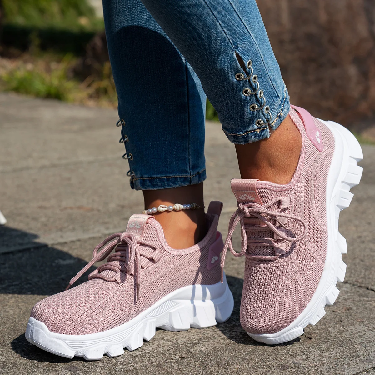 New 2026 Ladies Casual Breathable Sneaker Shoes - Image 3