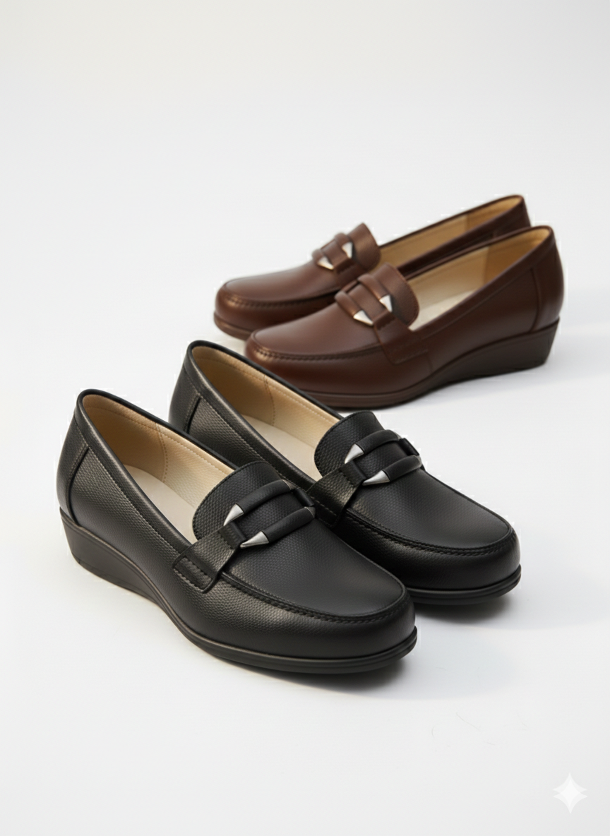 Ladies Formal Office Style Elegant Comfortable Wedge Shoes - Image 11