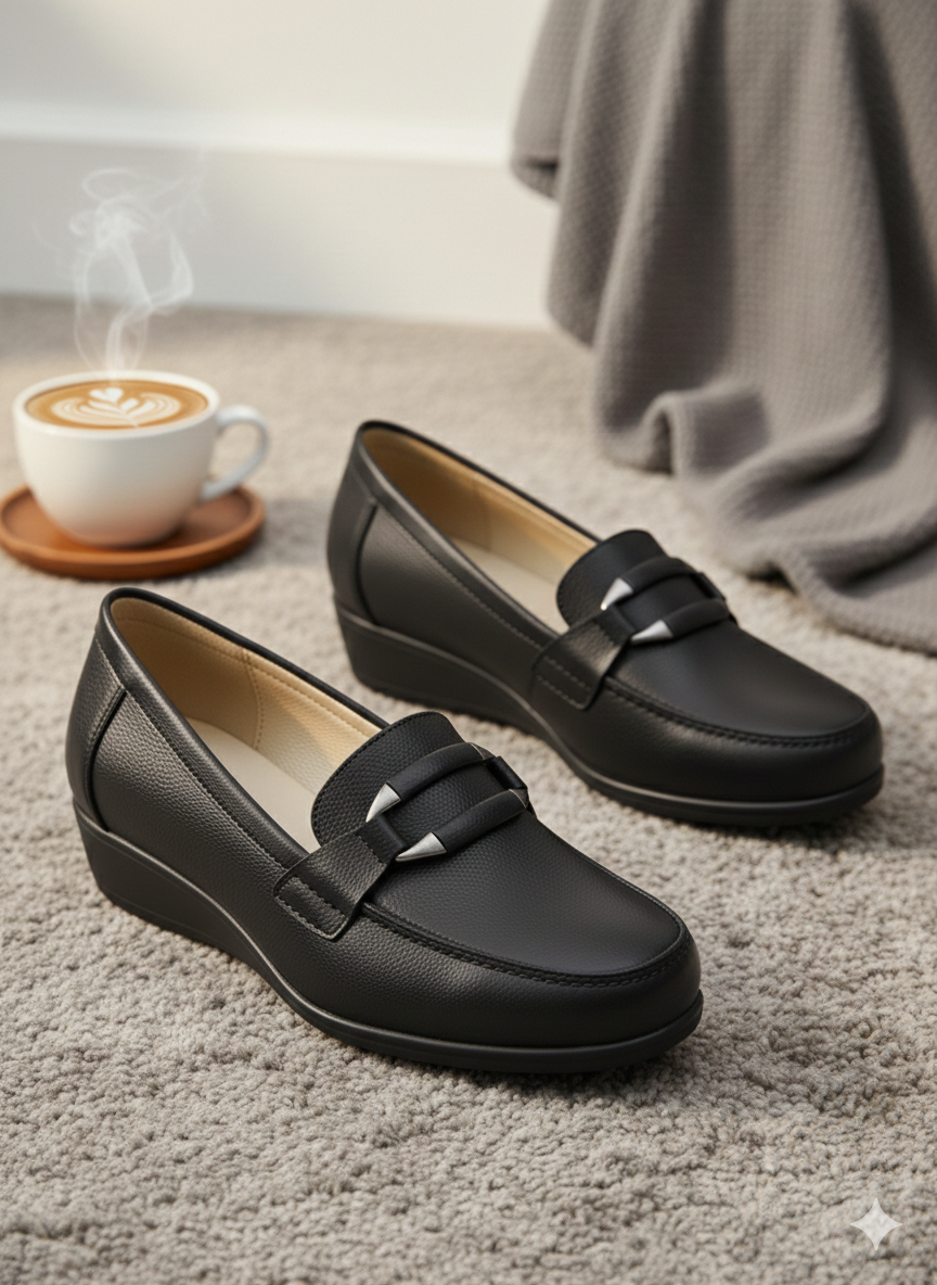 Ladies Formal Office Style Elegant Comfortable Wedge Shoes - Image 2