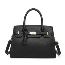 Luxury Medium Sized Front Lock Luna Ladies Handbag