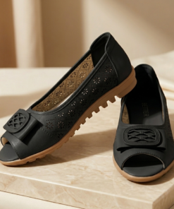 Alternative view of Ladies Genuine Leather Breathable Easy Casual Flat Comfortable Shoes