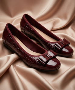 Ladies new Alligator Pattern Comfortable Doll Shoes