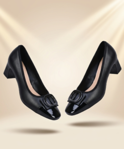 Womens Three Show Classy Premium Block Heel Shoes