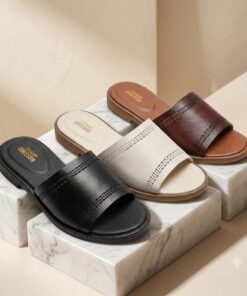 Alternative view of Luxury women's genuine leather summer footwear slip ons sandals