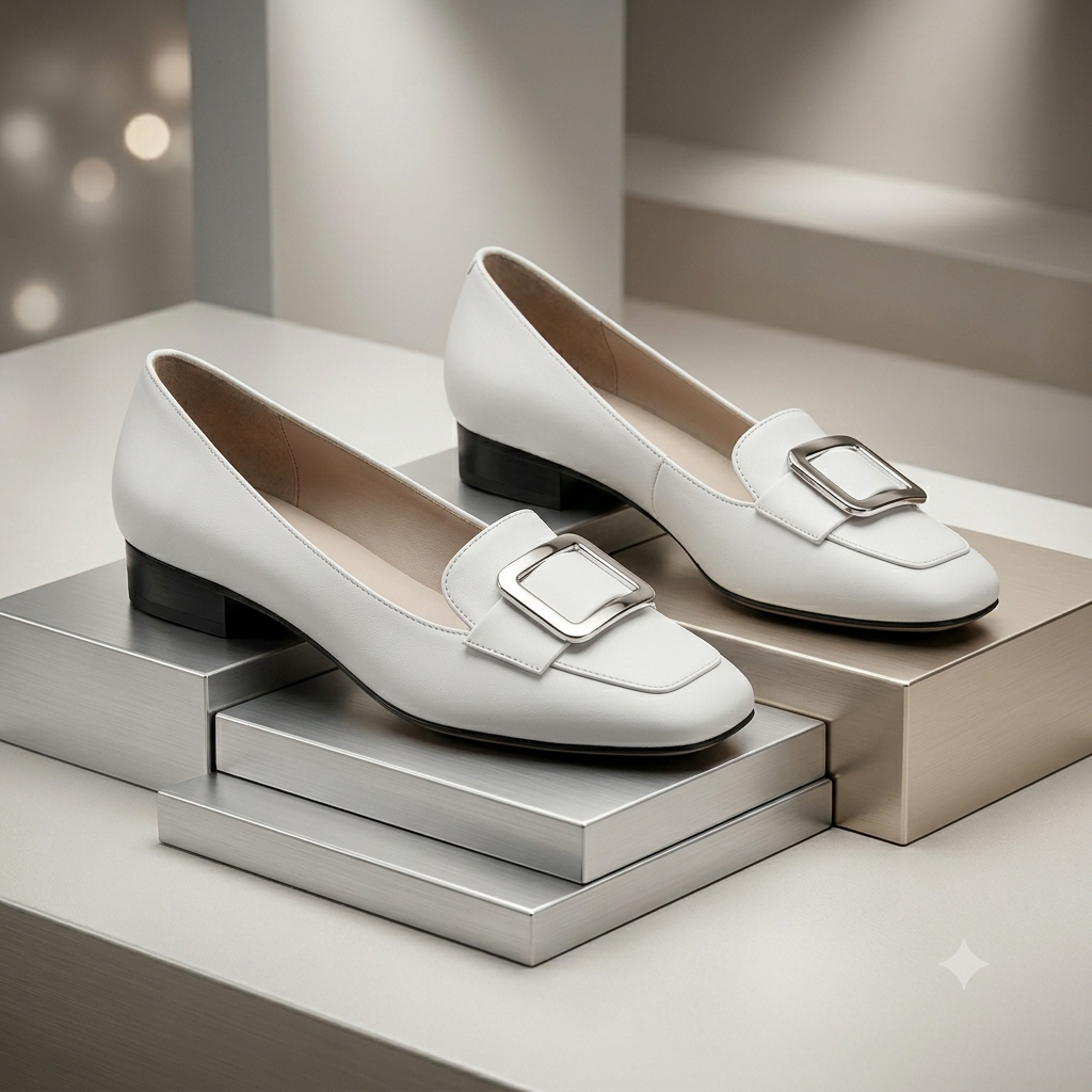 Ladies new premium low cut heel three show shoes - Image 4