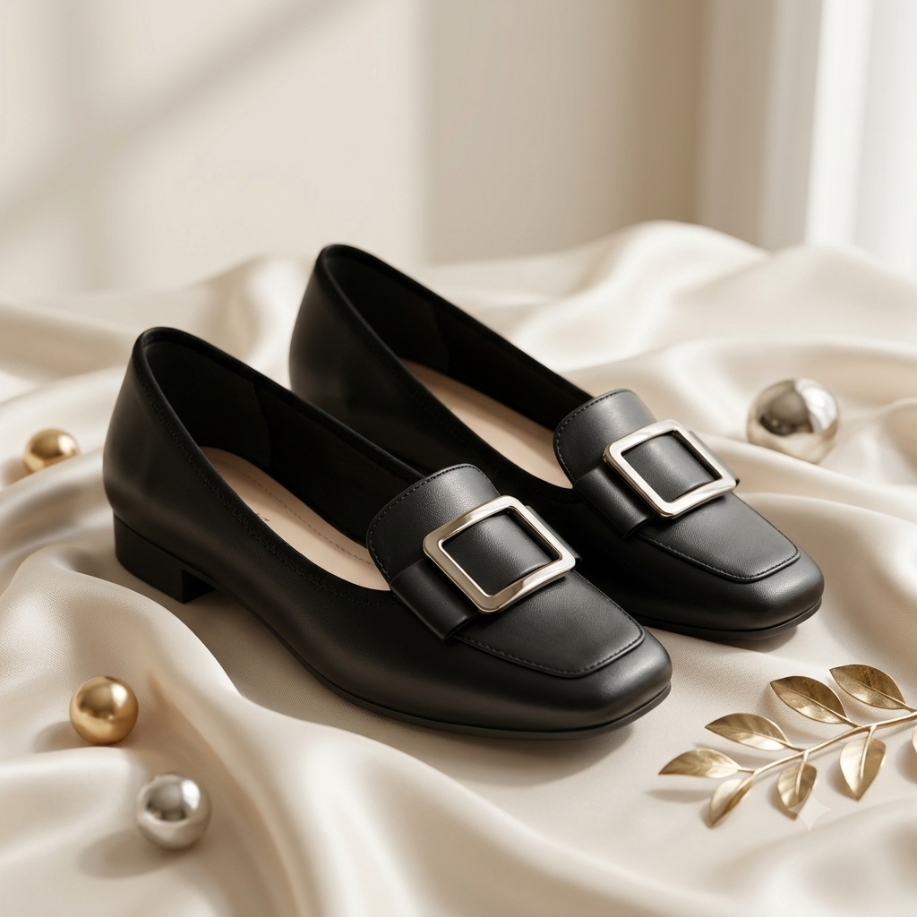 Ladies new premium low cut heel three show shoes - Image 2