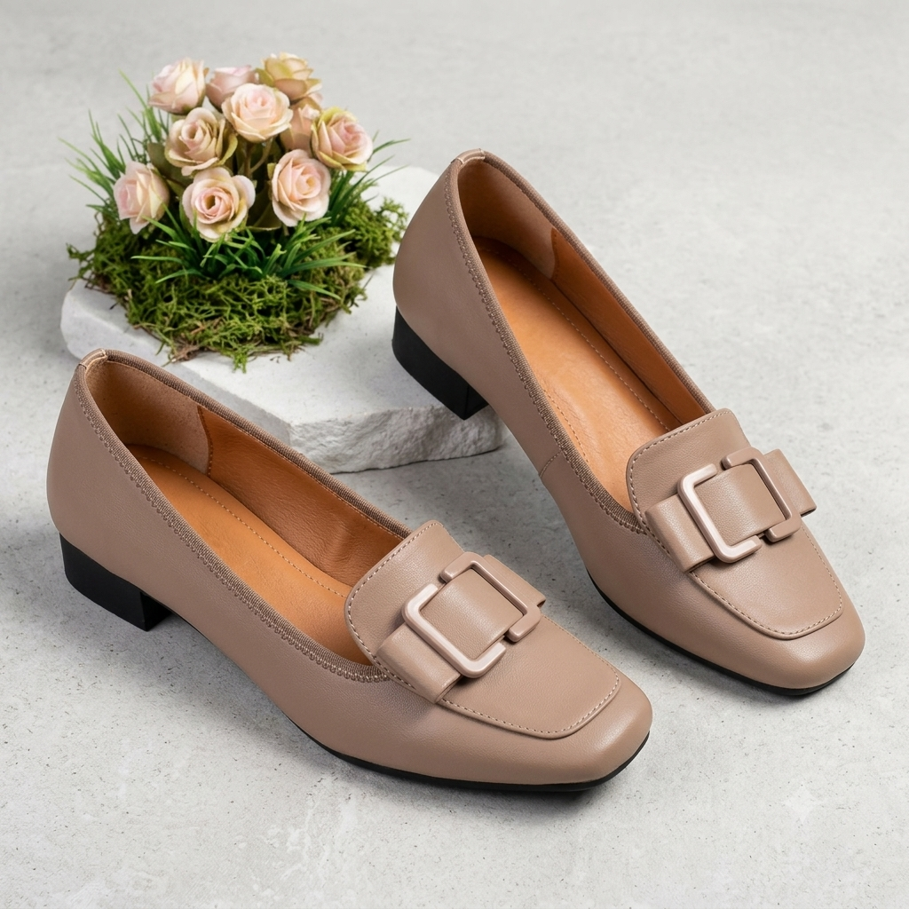 Ladies new premium low cut heel three show shoes - Image 8