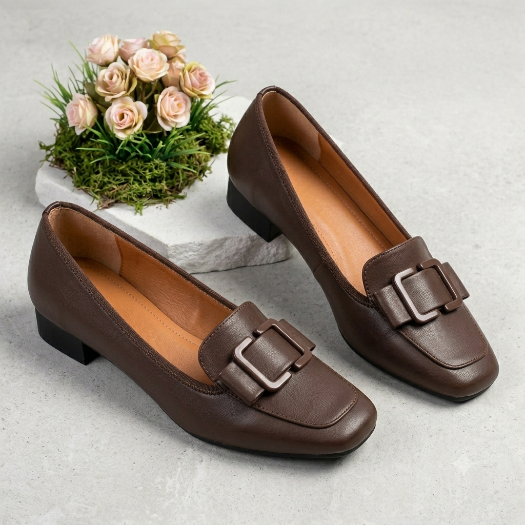 Ladies new premium low cut heel three show shoes - Image 7