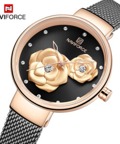Alternative view of Women's Elegant Luxury Naviforce 5013 StainlessSteel Quartz Watch