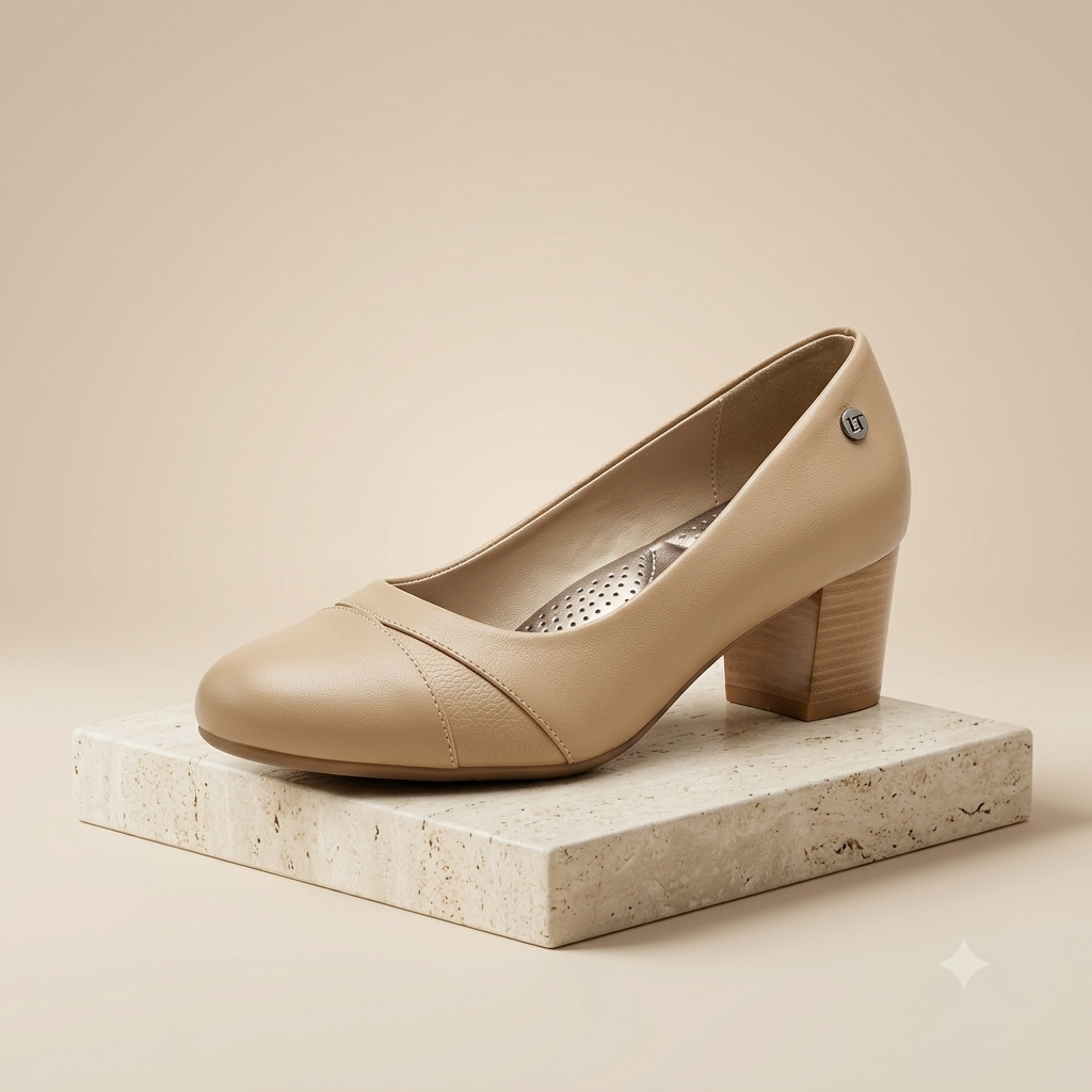Classy 2026 new ladies alligcroc orthopedic heel shoes - Image 7