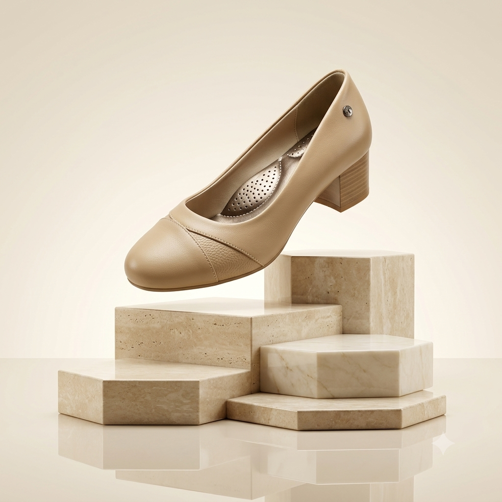 Classy 2026 new ladies alligcroc orthopedic heel shoes - Image 8