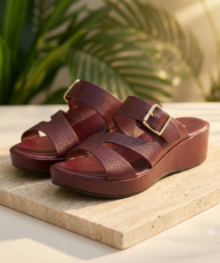 Alternative view of New extra comfy ladies orthopedic wedge design open sandals