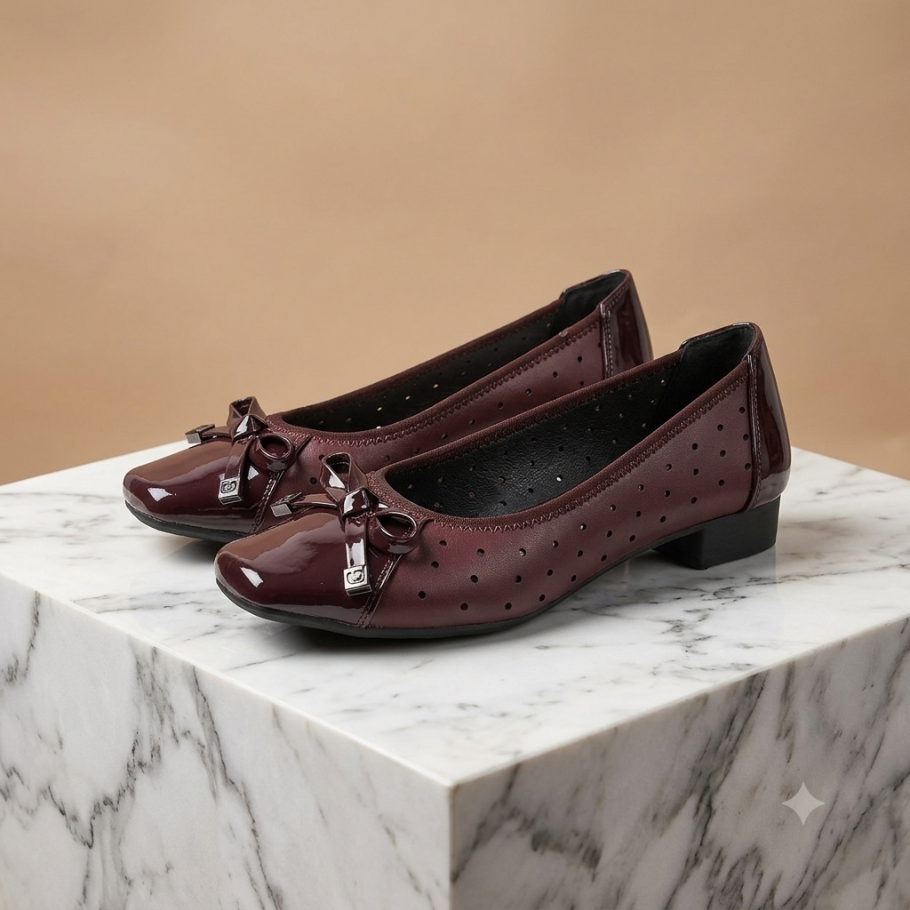 Breathable New Ladies Short Heel Comfortable Shoes - Image 4