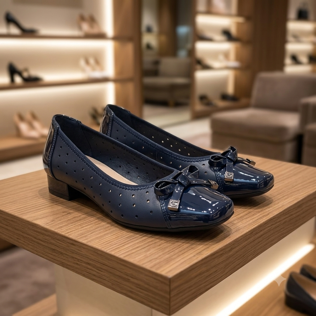 Breathable New Ladies Short Heel Comfortable Shoes