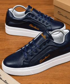 Executive Royale Leather Court Sneakers