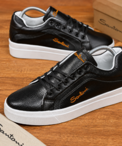 Alternative view of Executive Royale Leather Court Sneakers