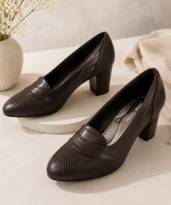 Alternative view of Premium orthopedic ladies official style block heel shoes