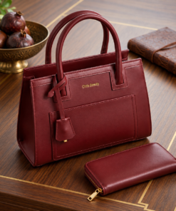 Classy ladies new Chris beauty two piece bag and wallet set