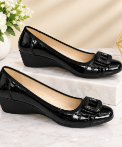 Alternative view of Women’s Elena Elegant Classic Wedge Court Shoes