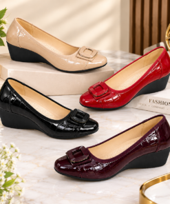 Women’s Elena Elegant Classic Wedge Court Shoes