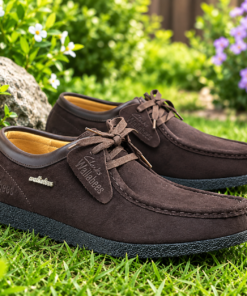 Alternative view of Men’s Classic Suede Moc-Toe Stitching Lace-Up Casual Loafers